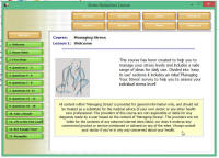 Stress Reduction Course - Screen Shot